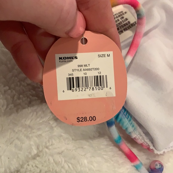 SO by Kohl’s slide halter bikini top - Picture 8 of 9